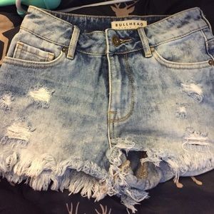 High waisted shorts