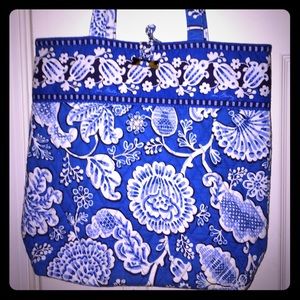 Vera Bradley- Blue Lagoon tote bag
