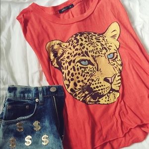 Wildfox Couture Leopard Tank