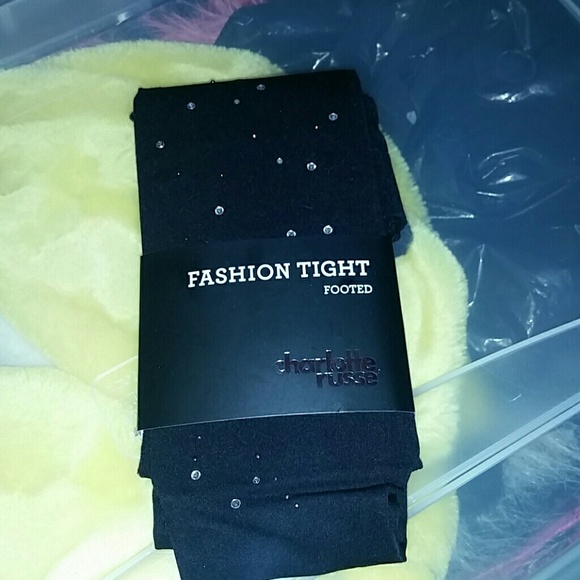 BNWT rhinestone tights