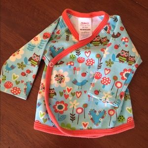 Zutano Itty Bitty New Born Kimono top