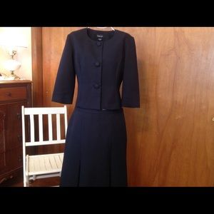 Leslie Fay black suit (blazer with skirt)