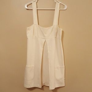 Pleated front tunic top/dress