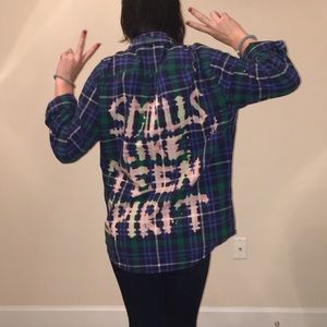 Nirvana plaid button down