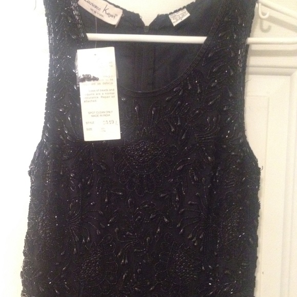 Fully beaded formal gown