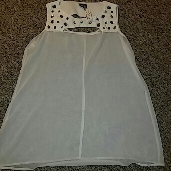 Sheer dress top