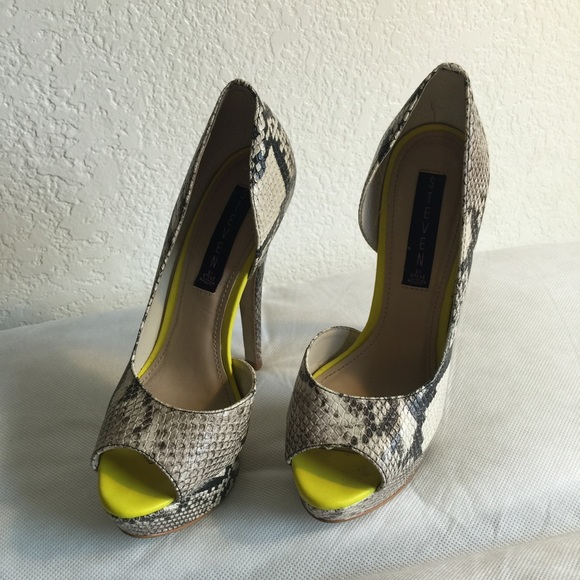 Steven by Steve Madden Open Toe Platform Heels
