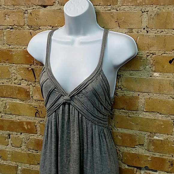Soft racerback gray maxi