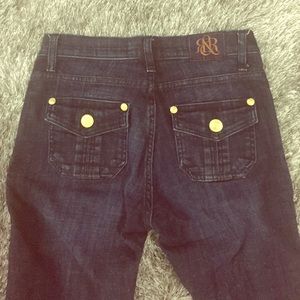 Rock & republic dark blue jeans!