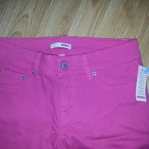 Juniors size 3 pink denim. NWT