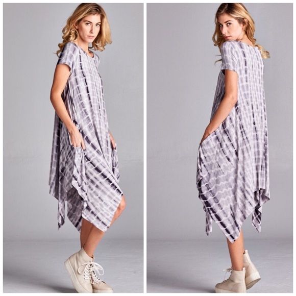 Sold Out! Tie Dye Easy Wear Dress - Picture 3 of 4