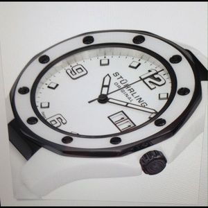 Gorgeous Authentic Stuhrling  White Ceramic Watch