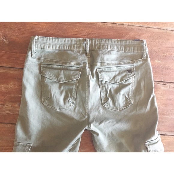 ⛔️SOLD⛔️Joe's Army Green Cargo skinnys - Picture 3 of 4