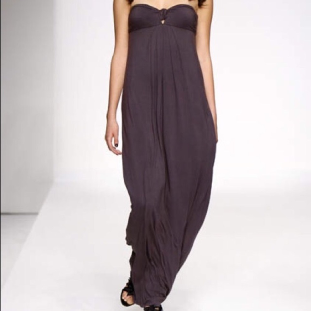 Lauren Conrad long blue dress