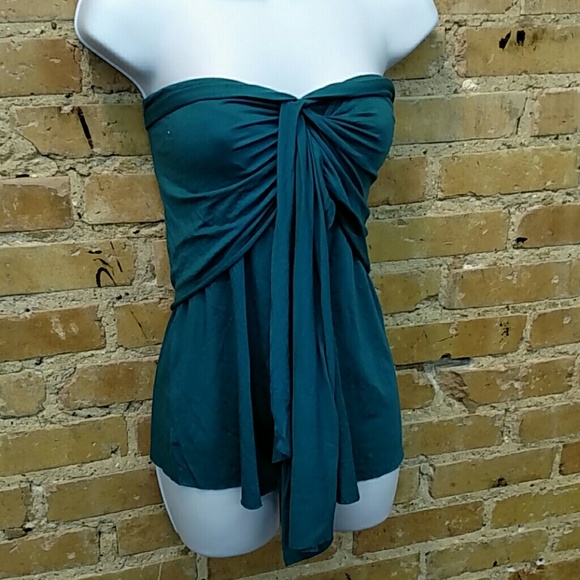 Flowy turquoise Express tube top
