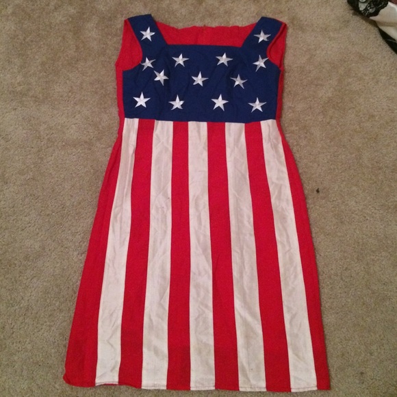 American flag dress