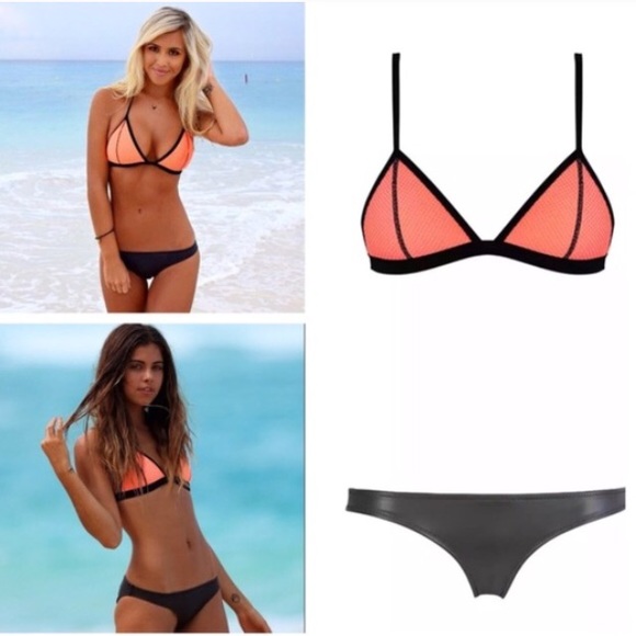 triangl neon bikini