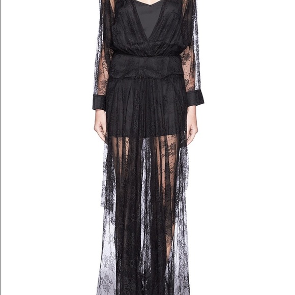 Maje black lace dress, size 1 - Picture 2 of 6