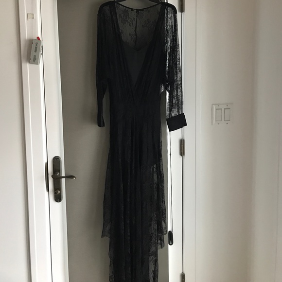 Maje black lace dress, size 1 - Picture 4 of 6