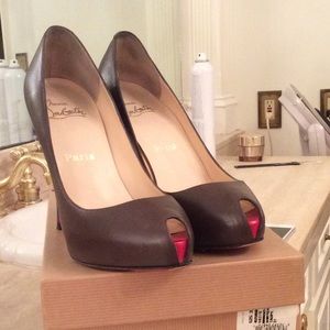 *Sold* Christian Louboutin Open Toe Heels