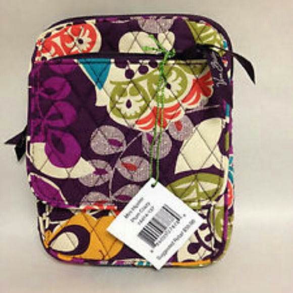 Vera Bradley mini hipster in plum crazy