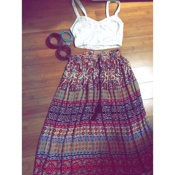 Ankle length skirt