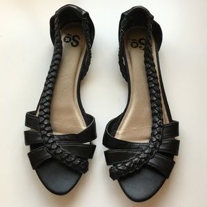 Black Braided Sandals