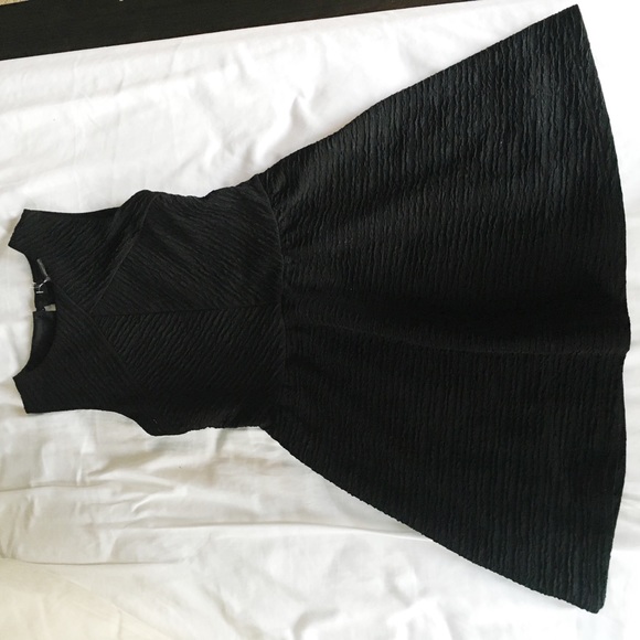 Ellison black skater dress