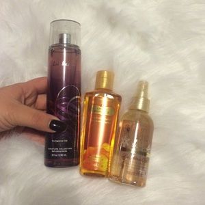 beauty product trio