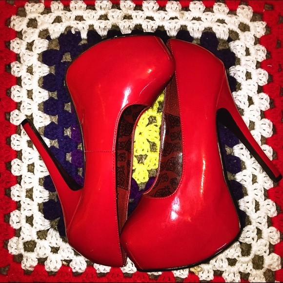 ❤️SOLD❤️ Red Bordello Heels