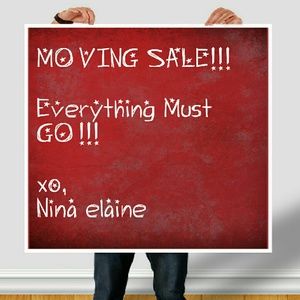 Moving sale!