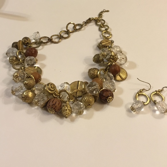 Chunky necklace /earrings
