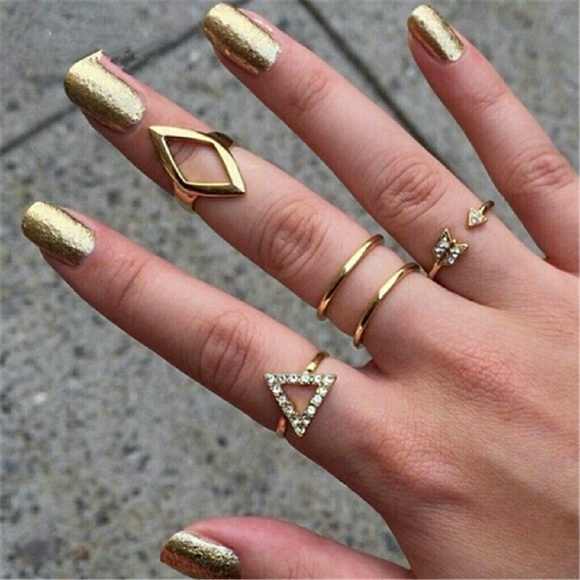 Gold Ring Set