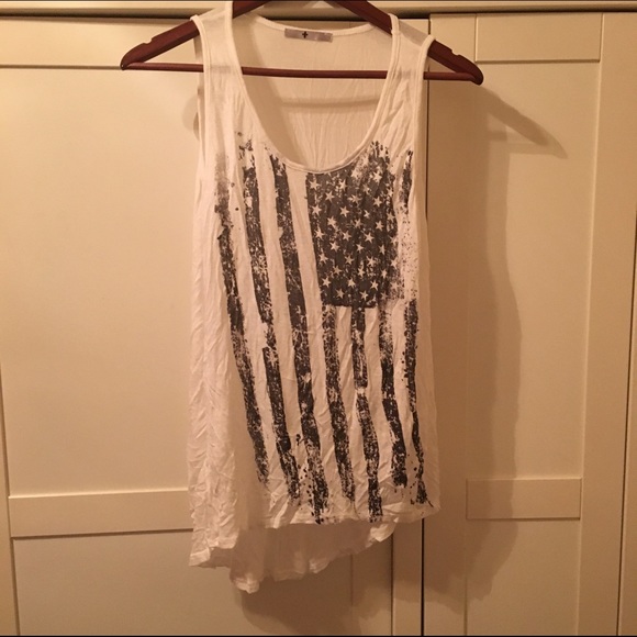 JULY 4TH Outfit! Vintage US Flag Tank