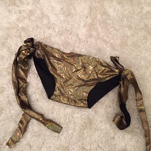 Rave bottoms black and gold