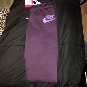 🍇PURPLE NIKE SWEATS🍇