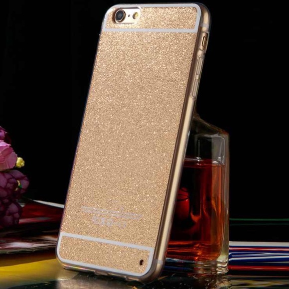 ✨Gold Glitter iPhone 6 Plus Case✨