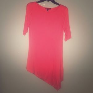 Asymmetrical Coral Top