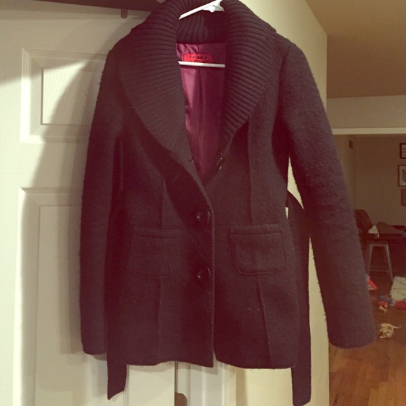 ‼️SOLD‼️ Black wool pea coat