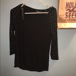 Wallflower Black 'Baseball' Style Shirt
