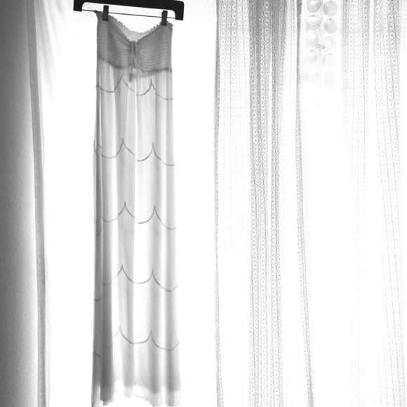 ❤️SOLD❤️Boho style Tamara Catz strapless dress - Picture 5 of 7