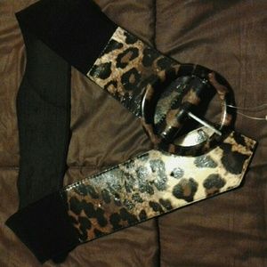 ALDO ANIMAL PRINT BELT