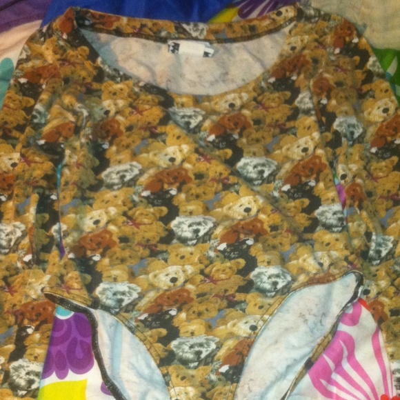 Teddy bear body suit