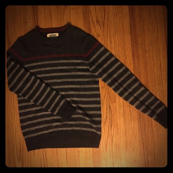 Male crew neck sweater