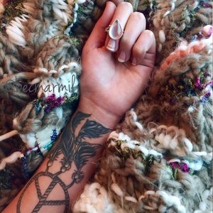 Willow Natural Rose Quartz .925 Silver Ring