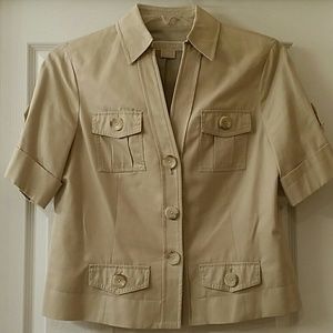 Michael Kors khakis safari jacket