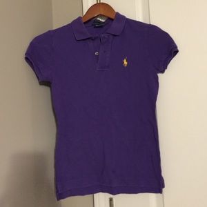 Purple "The Skinny" Polo