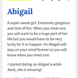 Meet your Posher, Abby