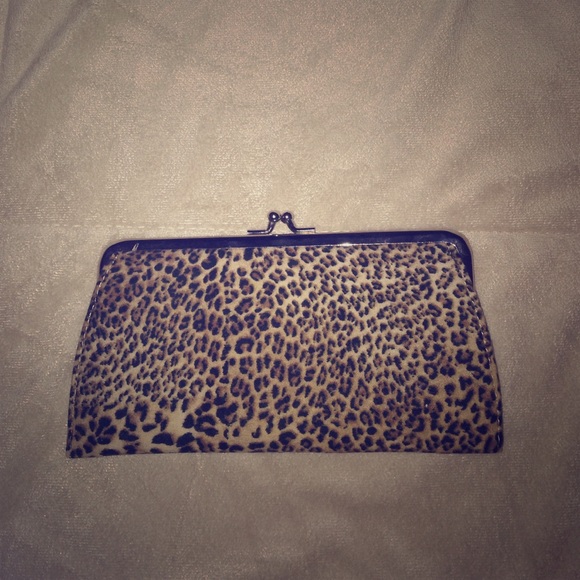 Cheetah wallet/ clutch