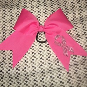 Breast Cancer Awareness Cheer Bow